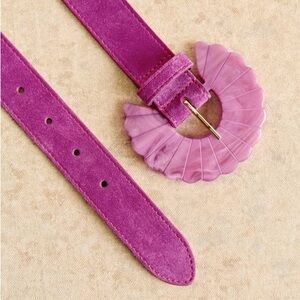 NWT Sezane Fuchsia Dark Pink Sandy Belt
